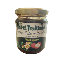 Confiture Extra Letchi Passion – Confiture Artisanale Exotique | Saveur & Tradition Lontan | Le Rucher d’Autre Foies