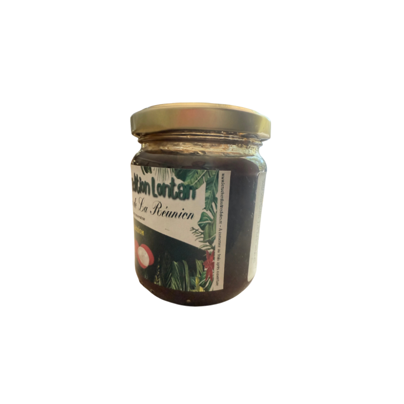 Confiture Extra Letchi Passion – Confiture Artisanale Exotique | Saveur & Tradition Lontan | Le Rucher d’Autre Foies