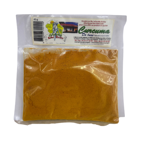 Curcuma de Luxe, extrait de la racine mère, le plus intense est qualitatif du Curcuma.