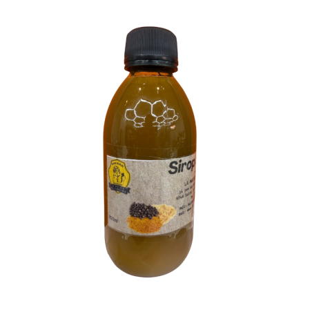 SIROP DE CURCUMA Mère 951, neuf doses de Curcuma, Cinq doses de Gingembre et une dose de poivre