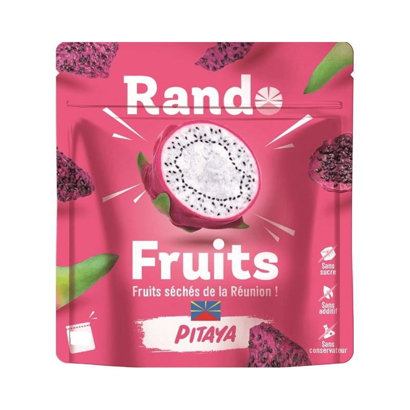 Pitaya Séché, Fruits séchés RandoFruits – Naturels, locaux, sains & solaires
