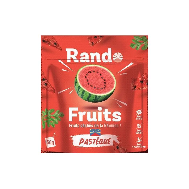 Pastèques séchés - Fruits séchés RandoFruits – Naturels, locaux, sains & solaires