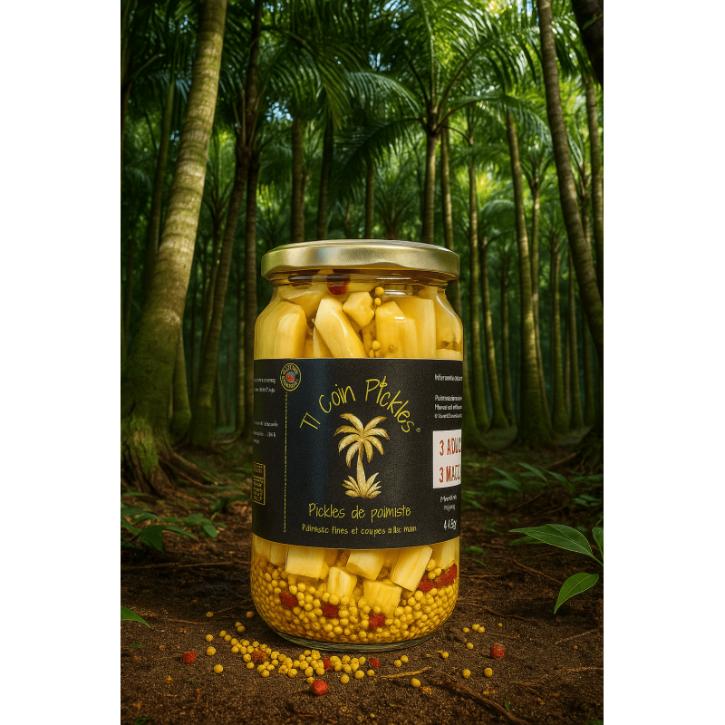 Pickles de Palmiste – Ti Coin Pickles | Saveur Réunionnaise