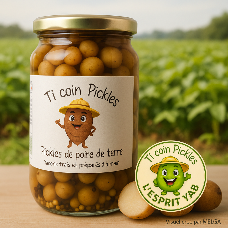 Pickles de Poire de Terre (Yacon) – Ti Coin Pickles | Pickles artisanaux de La Réunion