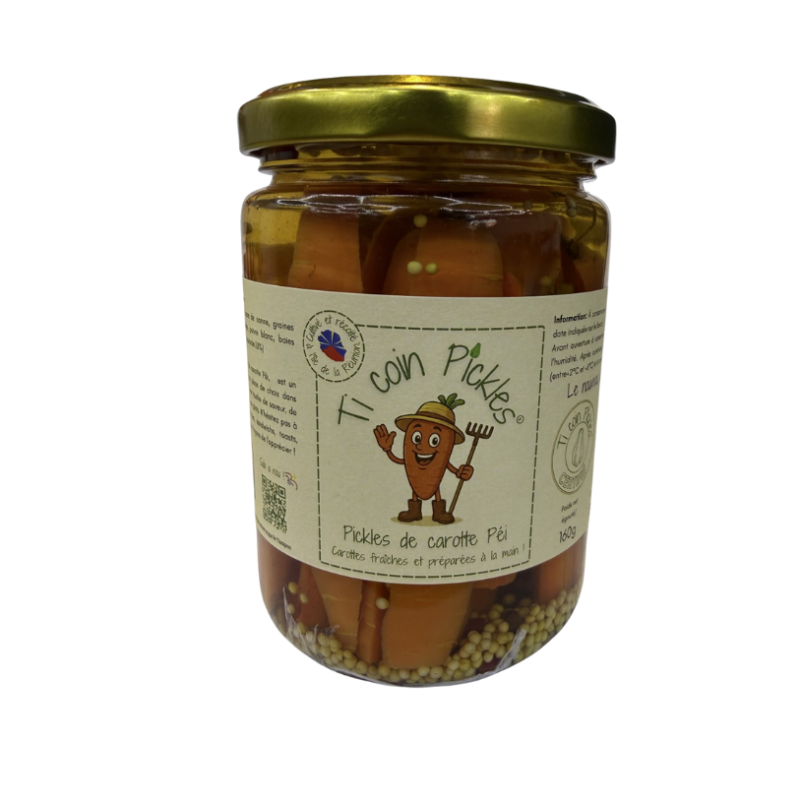 Pickles de Carotte Péi – Ti Coin Pickles | Condiment artisanal de La Réunion