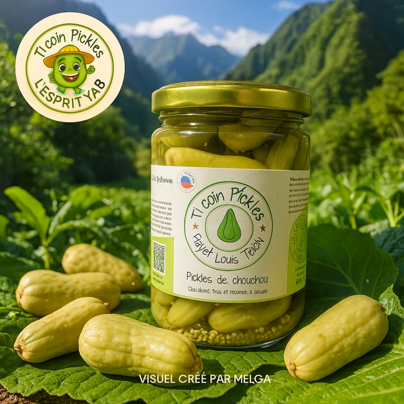 Pickles de Chouchou de Salazie – Ti Coin Pickles | Saveurs de La Réunion