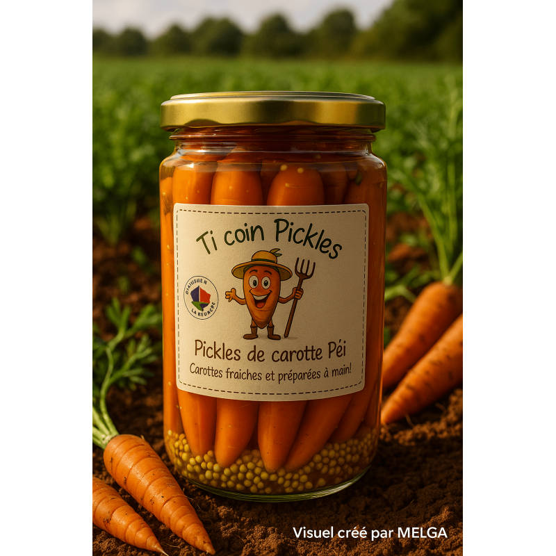 Pickles de Carotte Péi – Ti Coin Pickles | Condiment artisanal de La Réunion