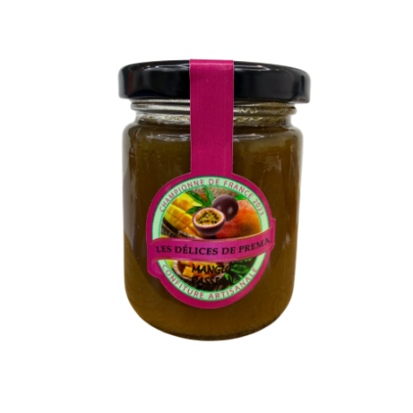 Confiture à la mangue josé  et à la passion- Les délices de Préma