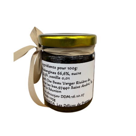 CONFITURE AUBERGINE VANILLE - Les Délices de Préma Championne des Confiturières 2023