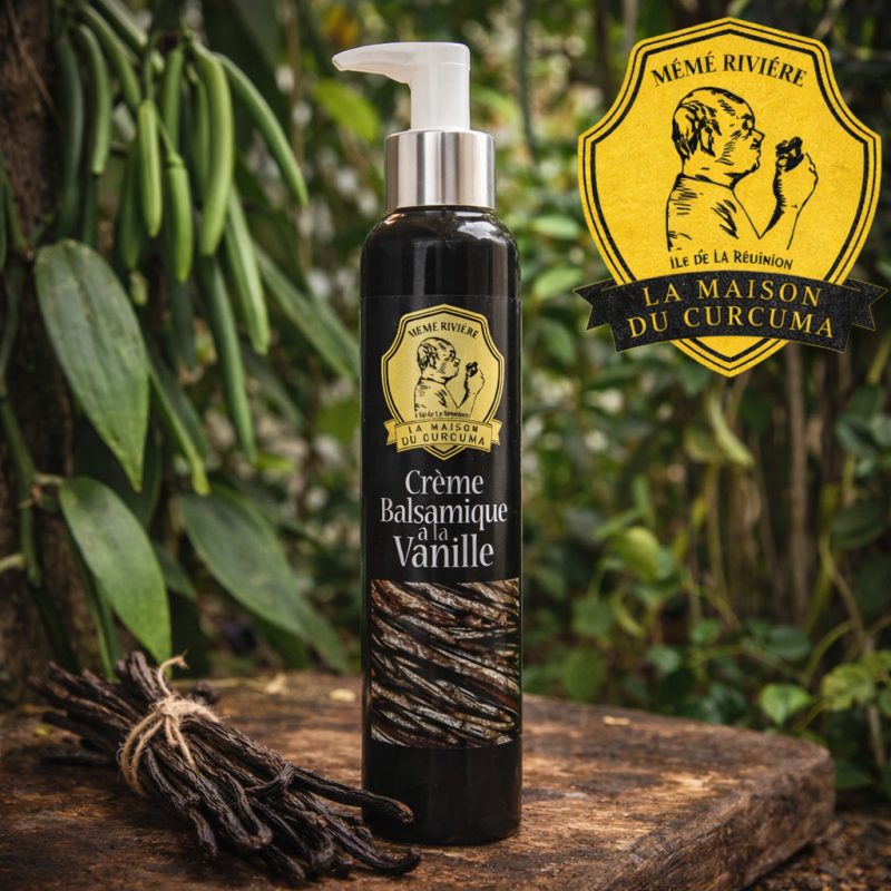 Crème balsamique à la vanille bourbon | Maison du Curcuma – Mémé Rivière