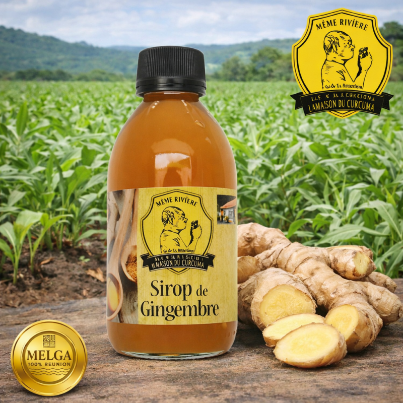 Sirop de gingembre | Maison du Curcuma – Mémé Rivière