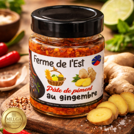 Pâte de Piment Rouge Gingembre – Ferme de L’Est | MELGA