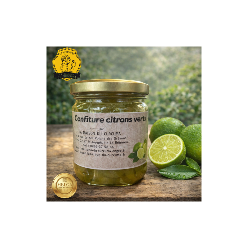 Confiture de Citrons Verts | Maison du Curcuma – Mémé Rivière