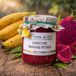 CONFITURE BANANE PITAYA La Ferme De L'Est