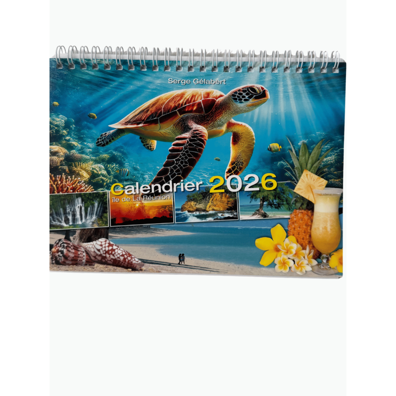 Calendrier 2026 – Île de La Réunion en Réalité Augmentée  Serge Gelabert