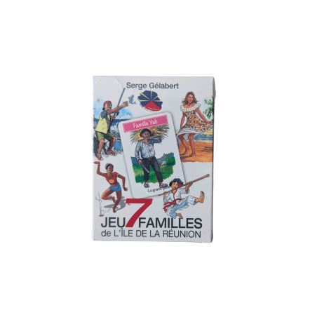Jeu des 7 Familles de La Réunion – Serge Gélabert  Édition locale