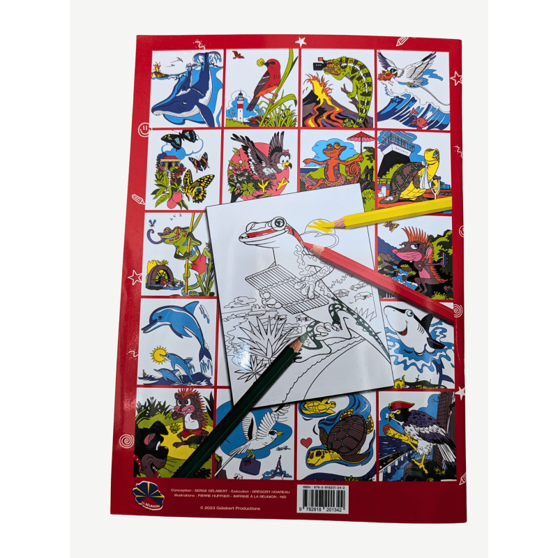 Coloriage Péi – Zanimo La Réunion  Serge Gelabert