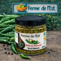 Pâte de Piment Vert Nature – Ferme de L’Est | MELGA
