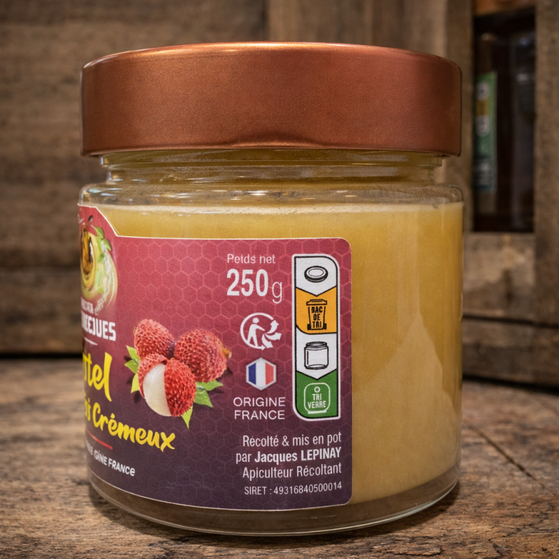 Crémeux de Letchis – Miel de La Réunion médaillé SIA 2026 | MELGA