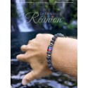 Bracelet Réunion pierre de lave – Bijou volcanique bien-être exclusif MELGA