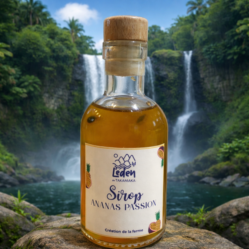 Sirop Ananas Passion 100 ml – Eden de Takamaka