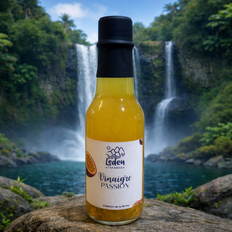Vinaigre Fruit de la Passion – Eden de Takamaka | Vinaigre Exotique Réunion