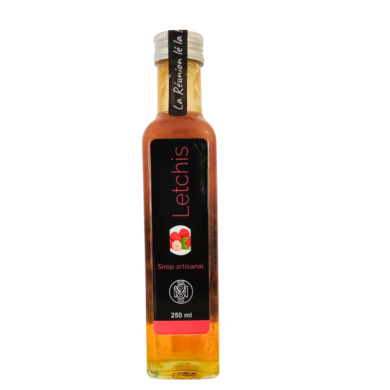 Sirop de letchis artisanal Réunion – Nature & Gourmandises – Épicerie fine La Réunion