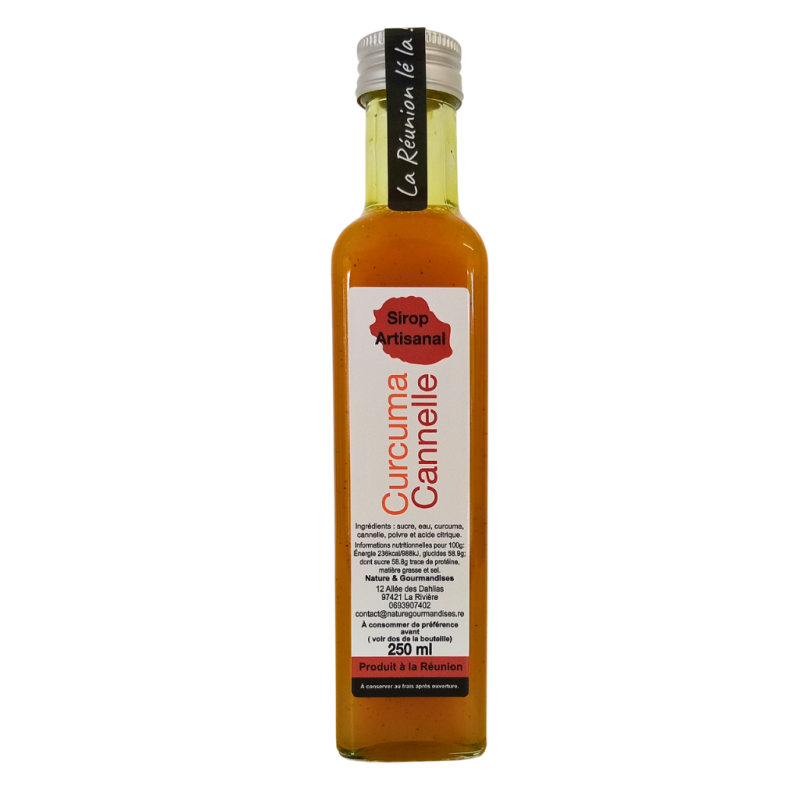 Sirop curcuma cannelle Réunion – Nature & Gourmandises