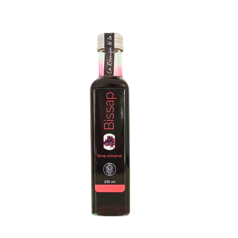 Sirop de Bissap de La Réunion 250ml – Sirop artisanal hibiscus premium | MELGA