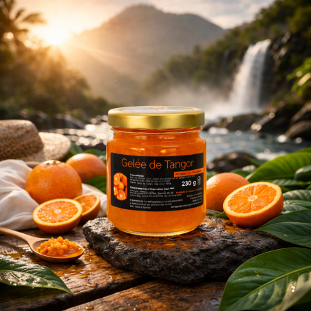 Gelée de Tangor Réunion – Nature & Gourmandises | Gelée artisanale agrume