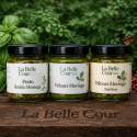 Trio Tartinable Moringa Bio – Pesto & Velours | La Belle Cour