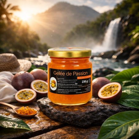 Gelée de Fruit de la Passion Réunion – Nature & Gourmandises | Gelée artisanale exotique