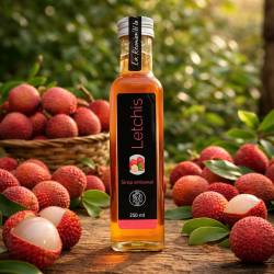 Sirop de Letchis 100ml & 250ml – Sirop artisanal Réunion | Nature & Gourmandises