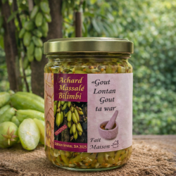 Achard massalé bilimbi – La Rasin des Ziles | Saveur Réunion