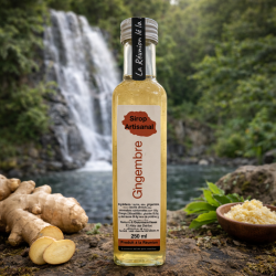 Sirop de Gingembre 250ml – Nature & Gourmandises Réunion