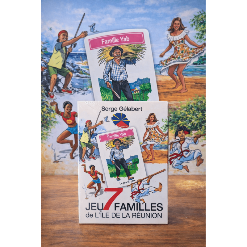 Jeu des 7 Familles de La Réunion – Serge Gélabert  Édition locale