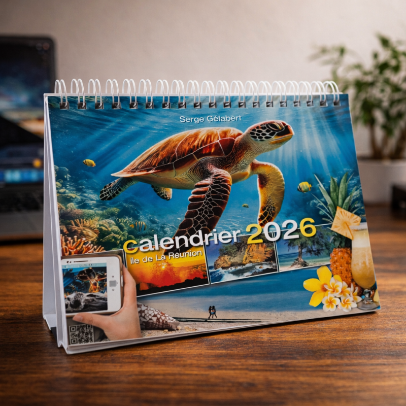 Calendrier 2026 – Île de La Réunion en Réalité Augmentée  Serge Gelabert