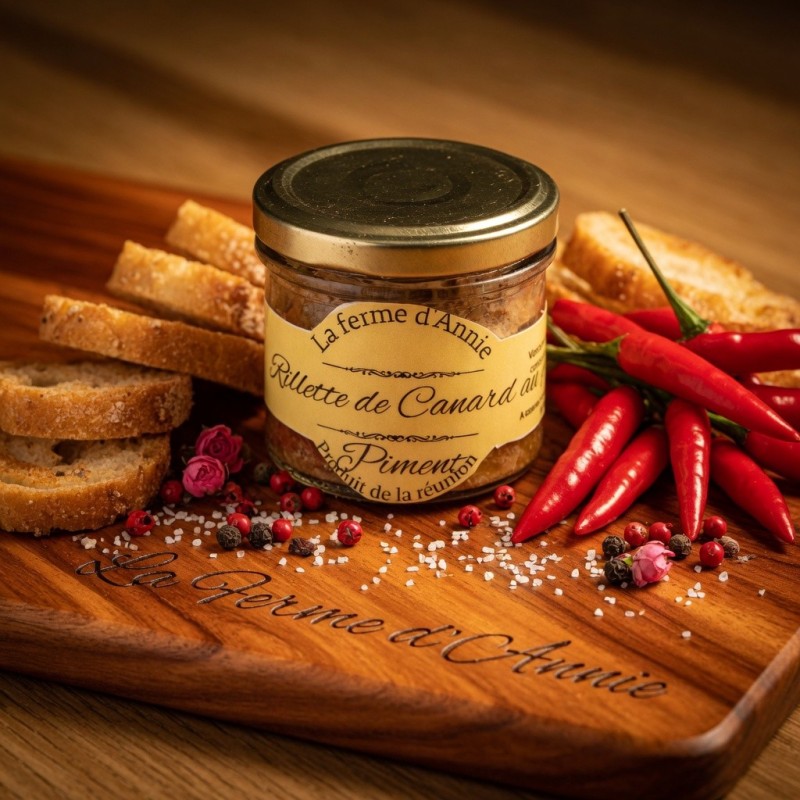 Rillettes de canard au piment – La Ferme d’Annie | Spécialité réunionnaise artisanale