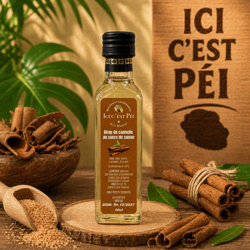 Sirop de Cannelle artisanal – Vanessa Lebreton | Ici c’est Péi Réunion