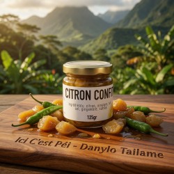 Citron confit au piment – Danylo Tailame | Recette réunionnaise artisanale