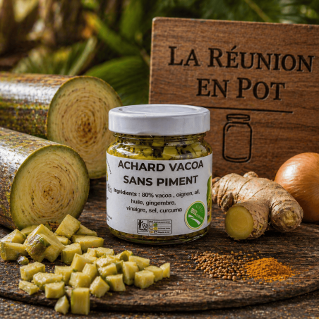 Achard vacoa nature – La Réunion en Pot | Spécialité réunionnaise artisanale