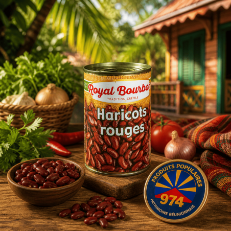 Haricots rouges Royal Bourbon en 400g - Grains créoles authentiques | MELGA.FR