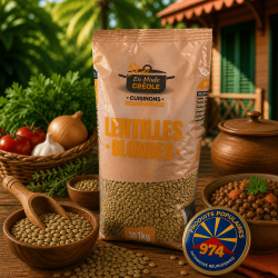 Lentilles blondes En Mode Créole - Cuisine créole maison | MELGA.FR
