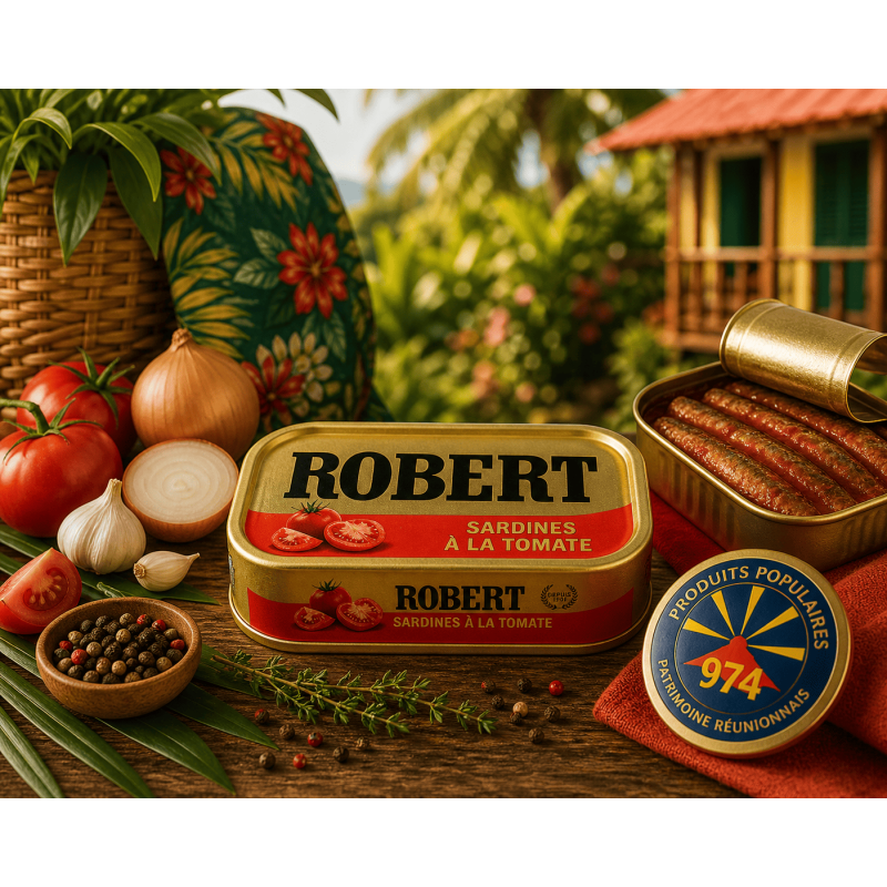 Sardines Robert à la tomate 120 g – Recette gourmande et traditionnelle