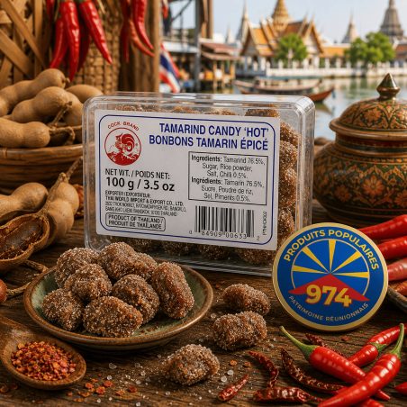 Bonbons Tamarin Épicés Cock Brand – Incontournable gourmandise de La Réunion | MELGA.FR