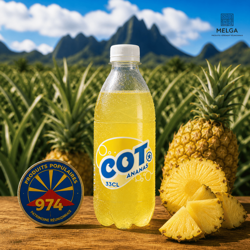 Cot Ananas Réunion – Boisson gazeuse à l’ananas Victoria
