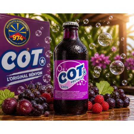 Cot Frutallo Réunion – Boisson gazeuse fruitée emblématique