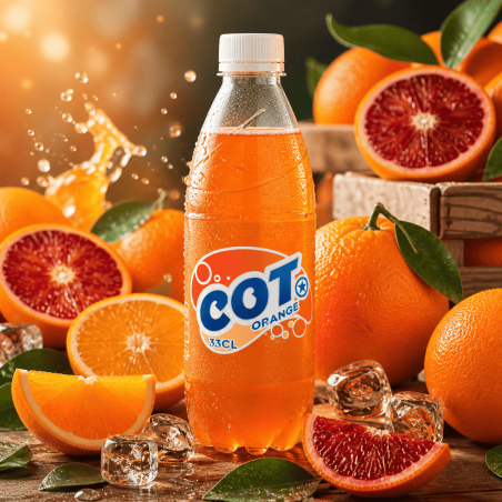 Cot Orange Réunion – Boisson gazeuse à l’orange sanguine