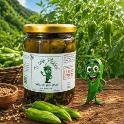 Pickles de Gros Piment – Ti coin Pickles | Condiment créole fort & artisanal