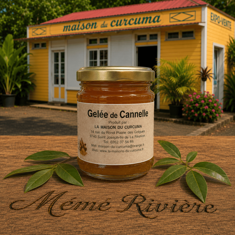 Gelée de Cannelle 250 g – La Maison du Curcuma | Gelée artisanale réunionnaise